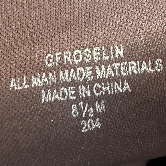 GUESS Tall Faux Leather Knee Boots Sz 8.5 Shoe Booties Boot Shoes - Picture 11 of 11